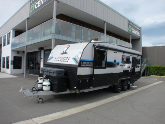 Legion  - Kiwi - 22ft - Rear Club  Walk Around Bed